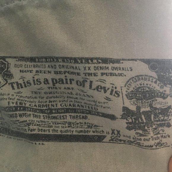 EUC LEVI 501 BUTTON FLY 38 X 30 BLUE DENIM JEANS - Picture 8 of 9